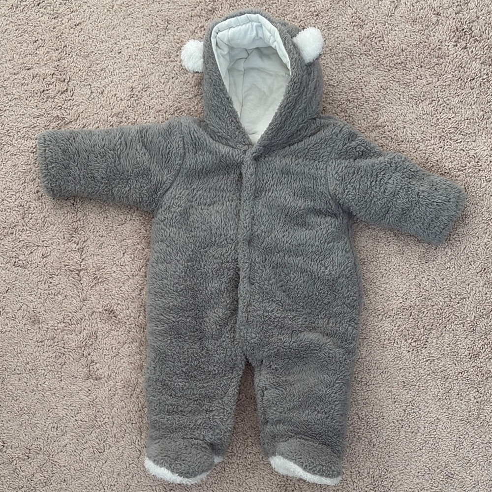 Cozy Gray Kids One Piece